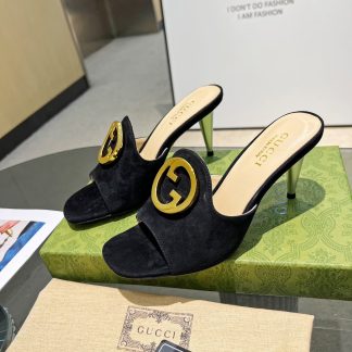 Gucci's classic high-heeled slippers are a must-have for summer