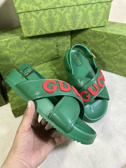 Gucci cross-over slide sandals - Image 4