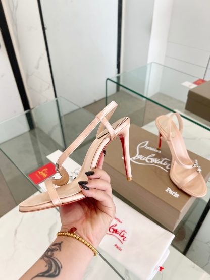 ChristianLouboutin diamond sandals high heels - Image 4
