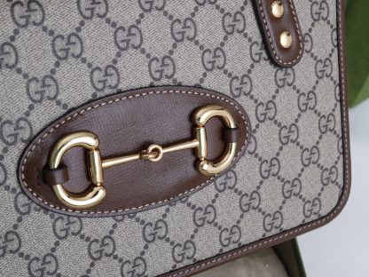 Gucci Horsebit logo iconic print handbag - Image 3
