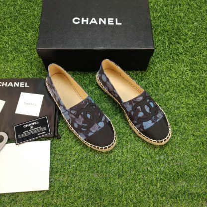 Chanel popular leather black and blue casual shoes - Image 2