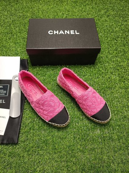 Chanel early spring sunshine pink black new fisherman shoes - Image 2