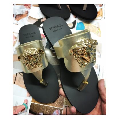 VERSACE thong sandals - Image 4
