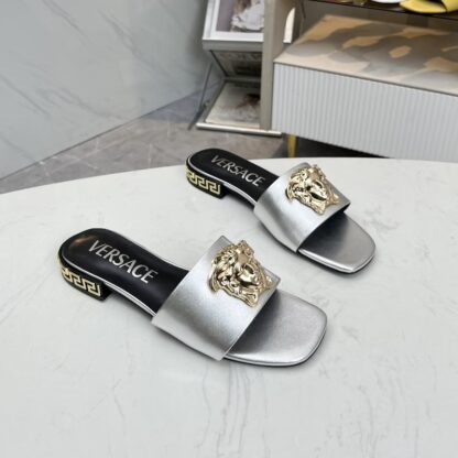 VERSACE flat slide sandals - Image 3