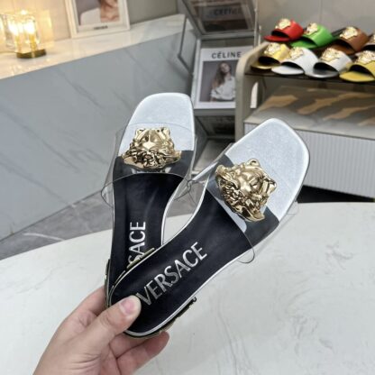 VERSACE flat slide sandals - Image 3