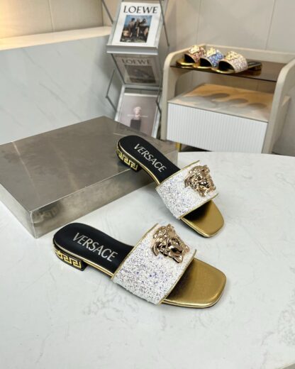 VERSACE flat slide sandals - Image 3