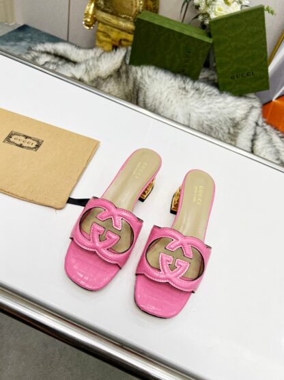 Gucci mid-heel slippers - Image 4
