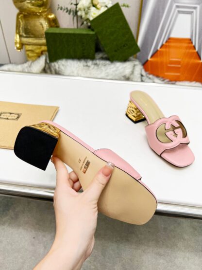 Gucci mid-heel slippers - Image 4