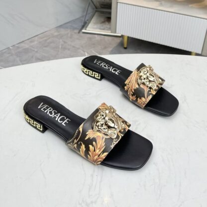 VERSACE flat slide sandals - Image 3