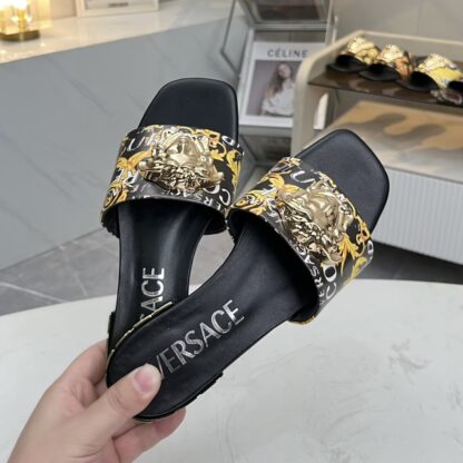 VERSACE flat slide sandals - Image 3