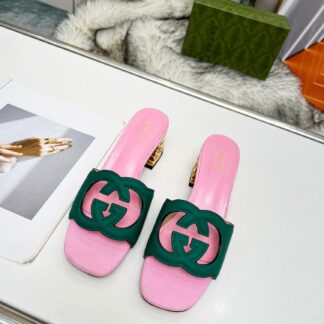Gucci mid-heel slippers
