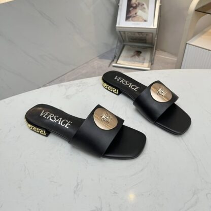 VERSACE flat slide sandals - Image 3