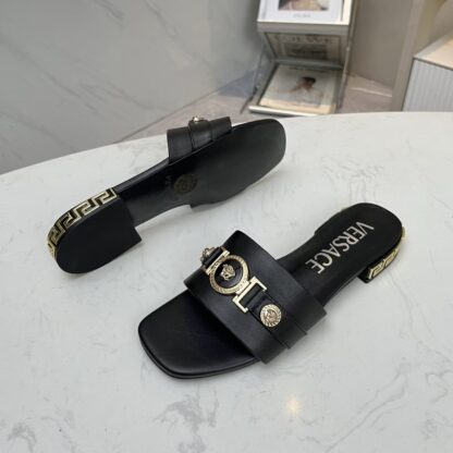 VERSACE flat slide sandals - Image 3