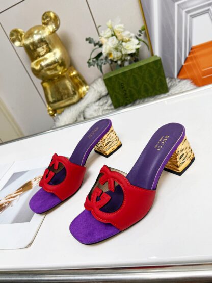 Gucci mid-heel slippers - Image 4