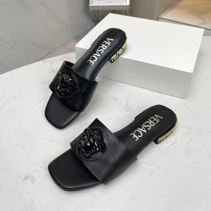 VERSACE flat slide sandals - Image 3