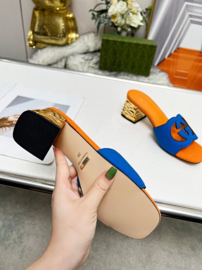 Gucci mid-heel slippers - Image 4