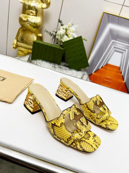 Gucci mid-heel slippers - Image 4
