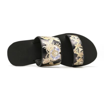 VERSACE flat printed sandals - Image 3