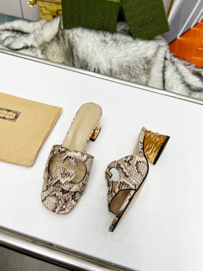 Gucci mid-heel slippers - Image 4