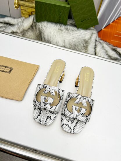 Gucci mid-heel slippers - Image 4