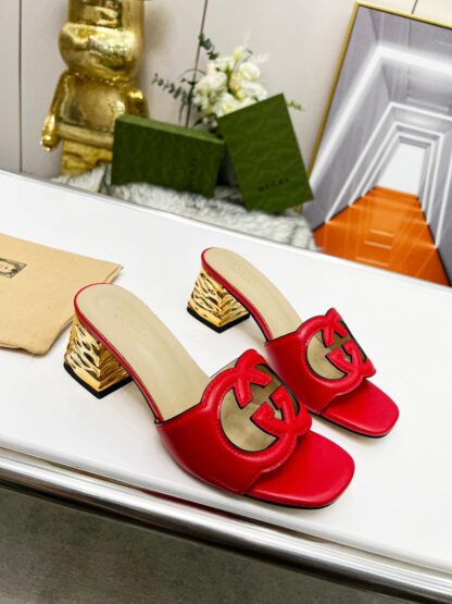 Gucci mid-heel slippers - Image 4