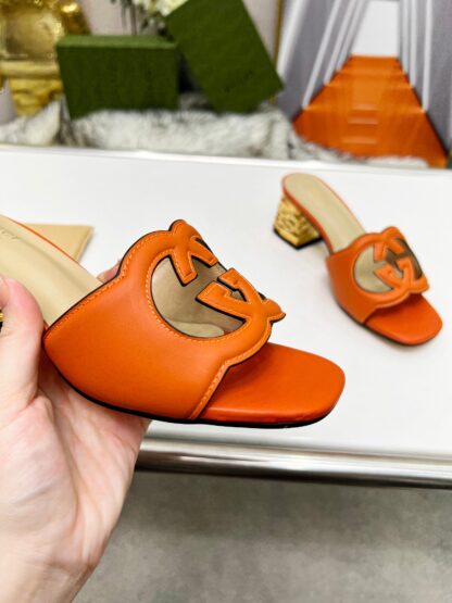 Gucci mid-heel slippers - Image 4