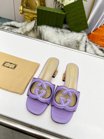 Gucci mid-heel slippers - Image 4