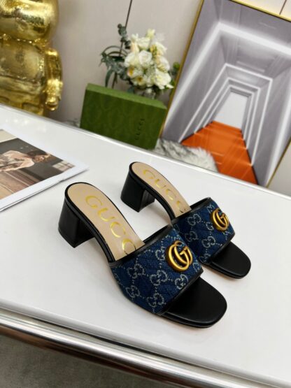 Gucci mid-heel slippers - Image 3