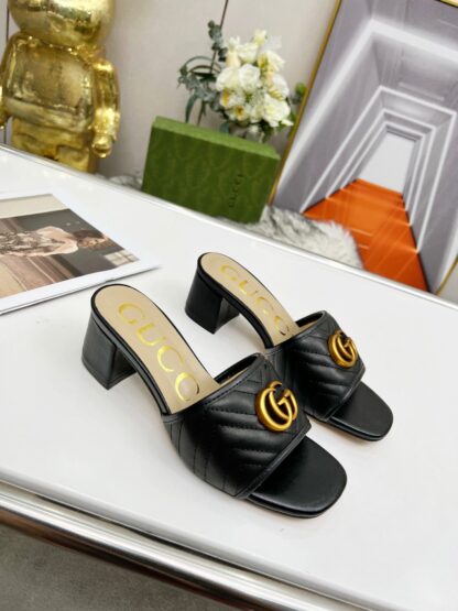 Gucci mid-heel slippers - Image 4