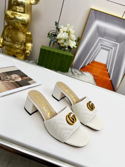 Gucci mid-heel slippers - Image 3