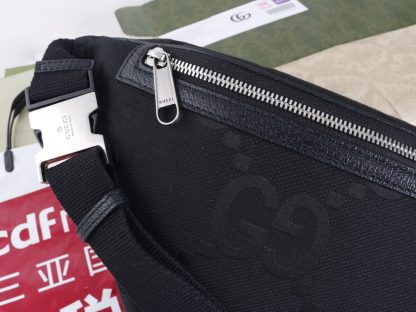 Gucci all-black design classic crossbody bag - Image 3