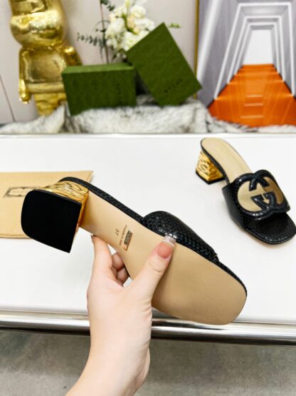 Gucci mid-heel slippers - Image 4