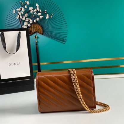 Gucci fashion chain bag with double G buckle handbag - Image 3