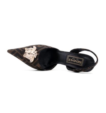 VERSACE simple, comfortable and fashionable joint high heels - Image 3