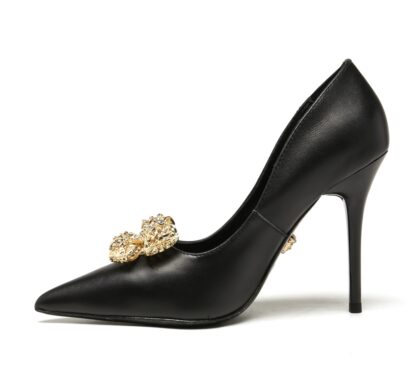 VERSACE exquisite bow high heels - Image 3