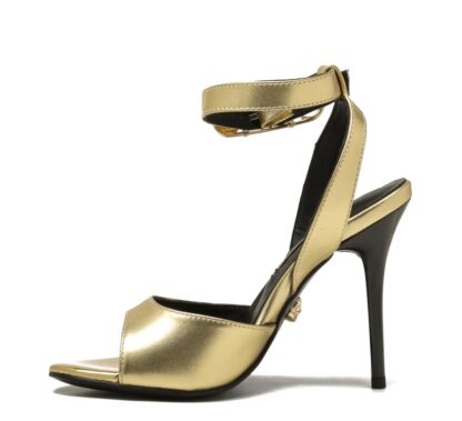 VERSACE elegant pin buckle new high heels - Image 3