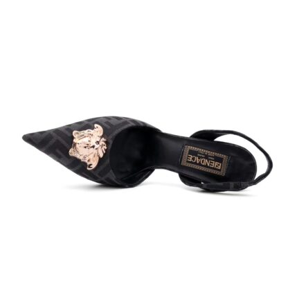 VERSACE fashion versatile co-branded high heels - Image 3