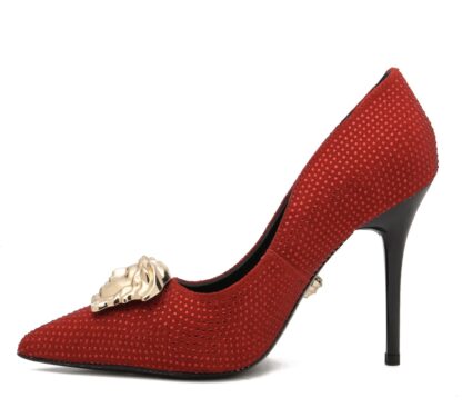 VERSACE Fashion Trend Hot Diamond High Heels - Image 3