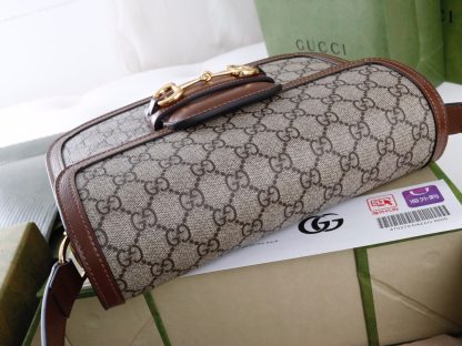 Gucci Double G Interlocking Pattern Flap Shoulder Bag - Image 3
