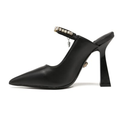VERSACE rhinestone high heel sandals - Image 3