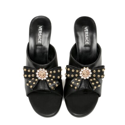 VERSACE new bow exquisite sandals high heels - Image 3