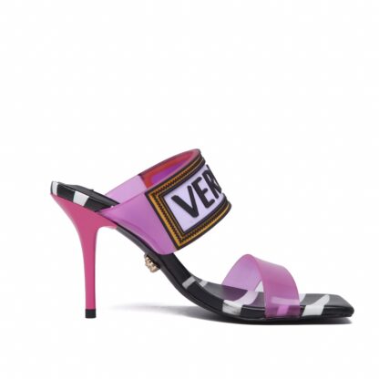 VERSACE new color matching high heel sandals - Image 3