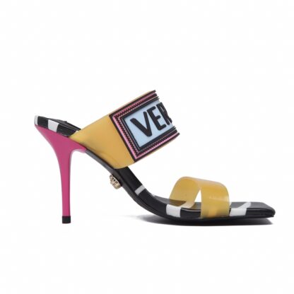 VERSACE new color matching high heel sandals - Image 3