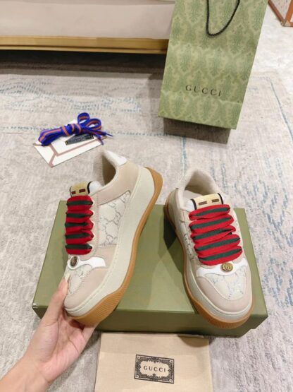 Gucci Chunky B series sneakers, couple style small fat thick-soled dirty shoes - Image 3