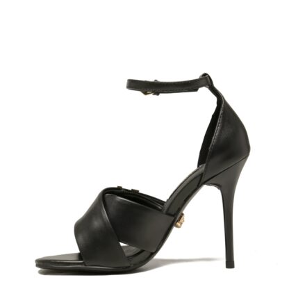 VERSACE V-buckle sandals high heels - Image 3