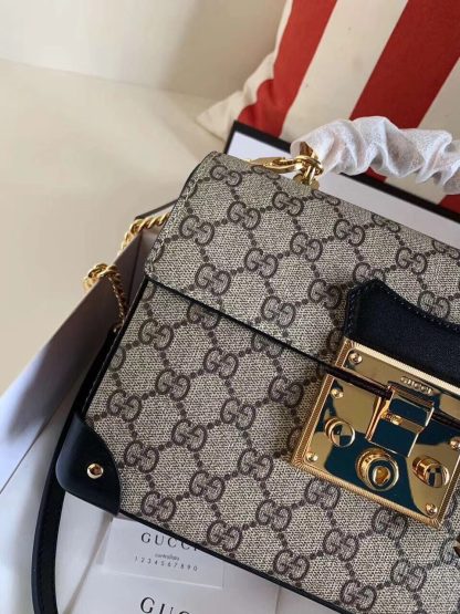 Gucci new Padlock series GG small bamboo silk print shoulder bag - Image 3