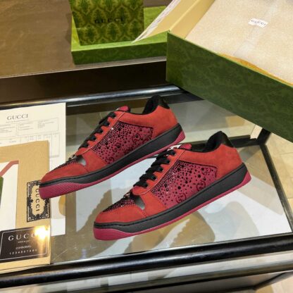 Gucci retro distressed elements, washed retro logo casual shoes on the tongue - Image 4
