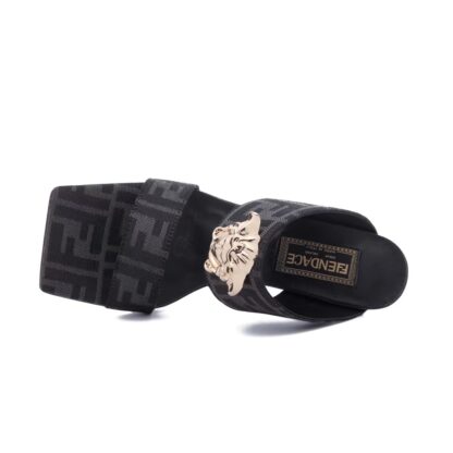 VERSACE fashionable versatile one-strap sandals high heels - Image 3