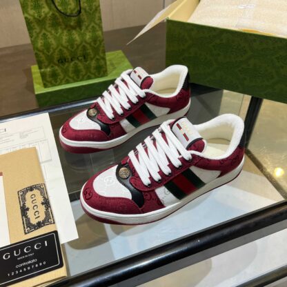 Gucci retro distressed elements, washed retro logo casual shoes on the tongue - Image 4