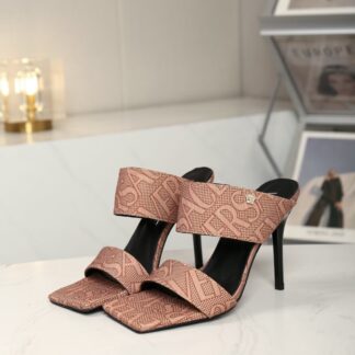 VERSACE New Open Toe High Heel Mules